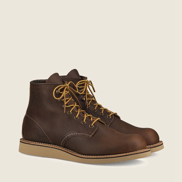 Red Wing Heritage Boots Rover - 6-Inchr Rough & Tough Læder - Mørke Brune - Herre 5097-RZHUF